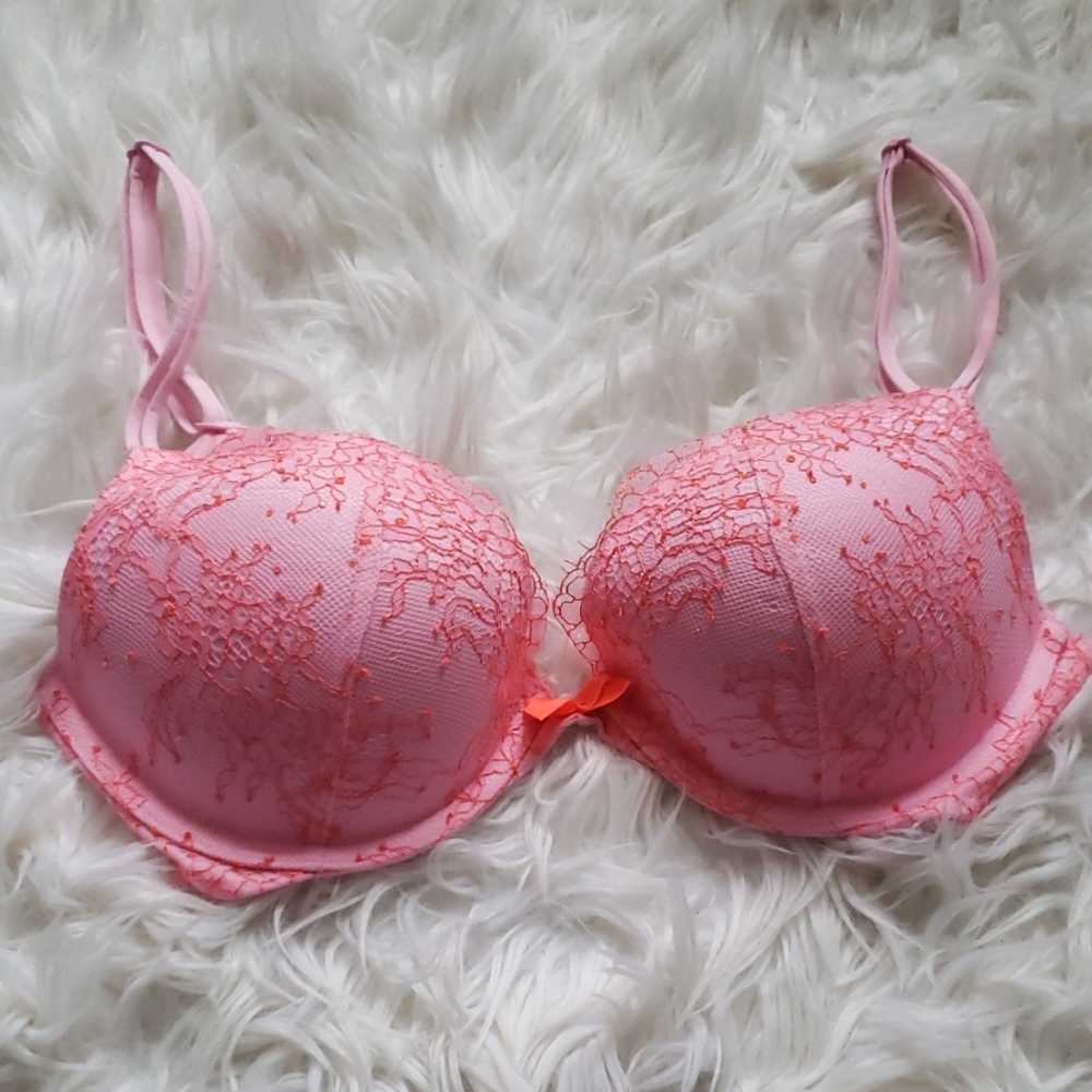 Victoria'Secret pink lace bra 36 B